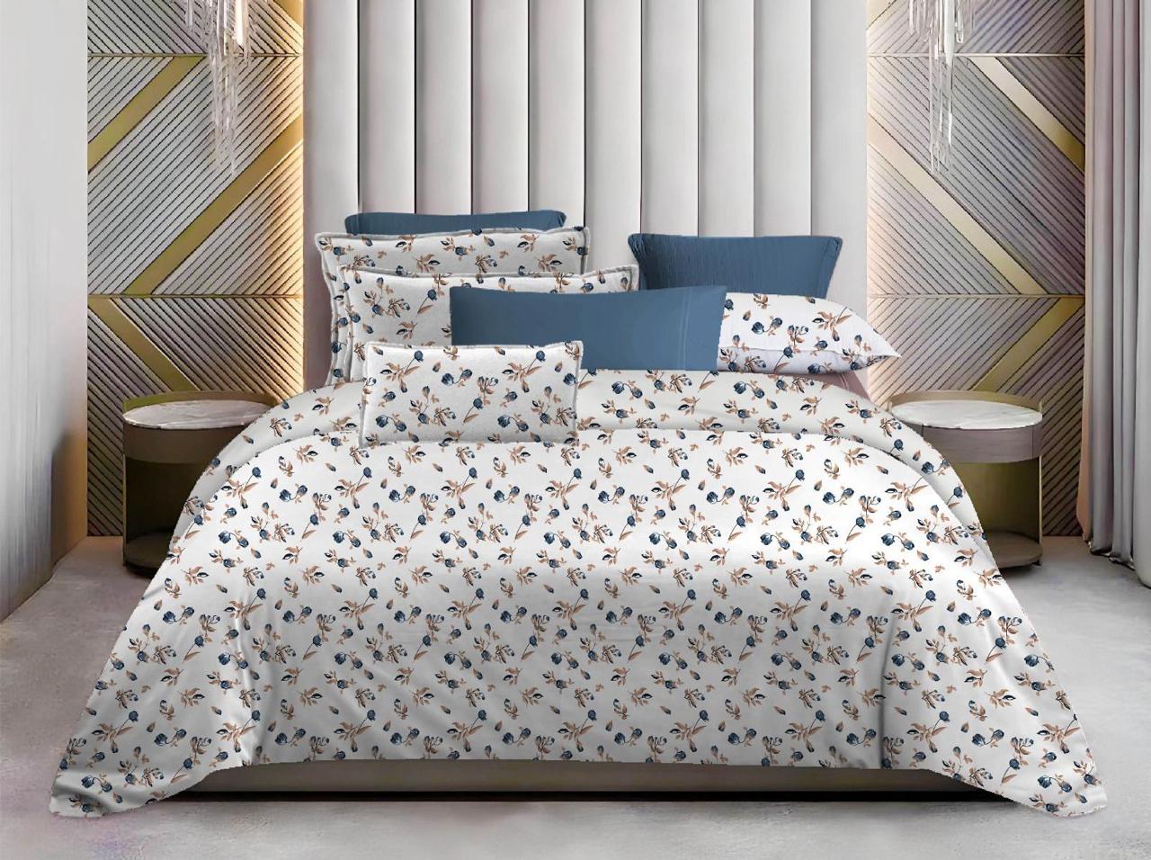 Tale Gift King Bedsheet Set  | 300 TC Cotton| 2 Pillow Covers