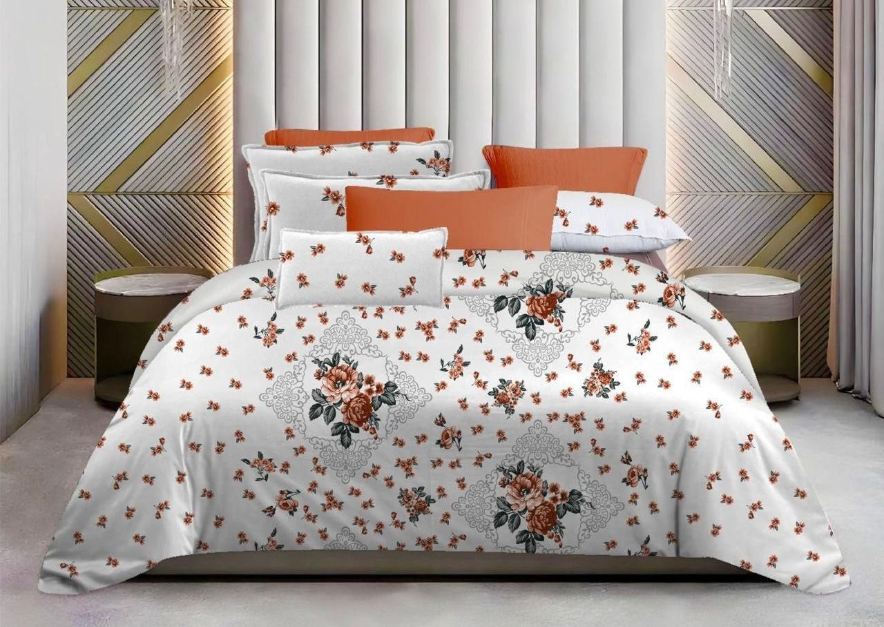 Drift Gift King Bedsheet Set | 300 TC Cotton| 2 Pillow Covers